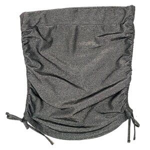 metallic tube top y2k